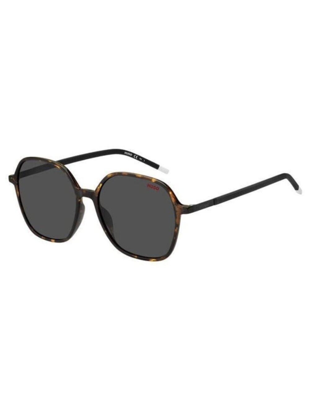 New Authentic Hugo Boss Womens Havana Square Acetate Sunglasses